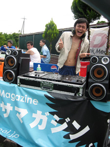 ハヤブサマガジンによるDJブース出展