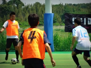 第7回ACEチャリティフットサル大会　エンジョイリーグ優勝　温泉サッカー。