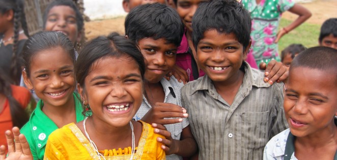 ACEが支援するインドの村の子どもたち